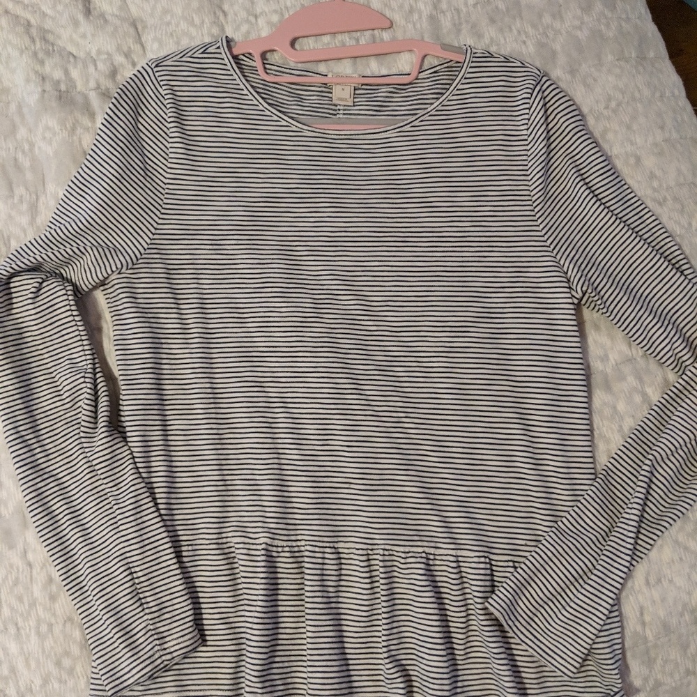 Stripled long sleeve